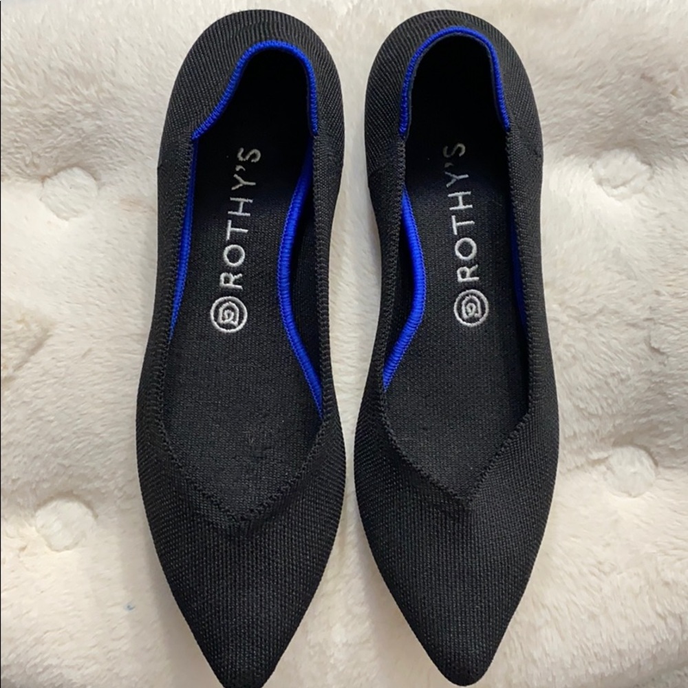 Rothy’s classic pointed toe flats size 10